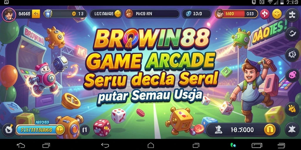 Tangkapan layar BROWIN88 menunjukkan aksi seru dari gameplay Arcade yang mendebarkan.