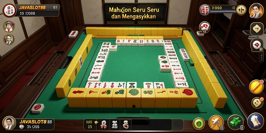 Gameplay seru JAVASLOT88 yang penuh strategi Mahjong.