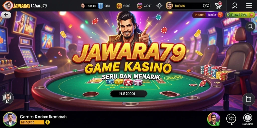 Screenshot JAWARA79 menampilkan gameplay seru di dunia Kasino.