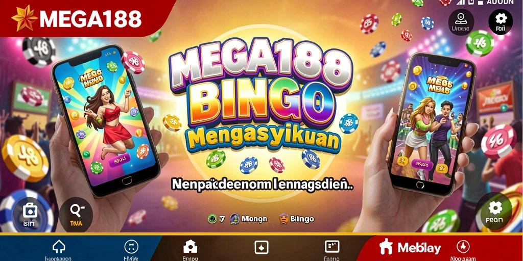 Gameplay MEGA188 dengan keseruan permainan Bingo yang menawan.