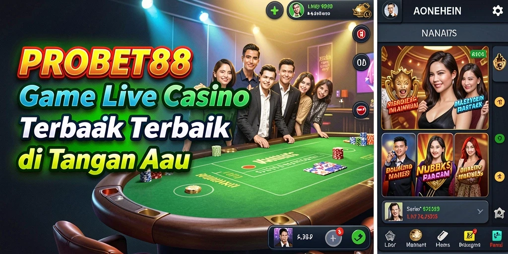 Gameplay Live Casino yang menarik dan interaktif di PROBET88.
