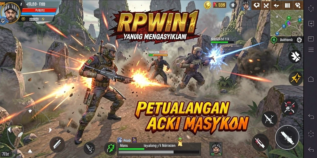 Tangkapan layar RPWIN1 menampilkan aksi seru dalam gameplay.
